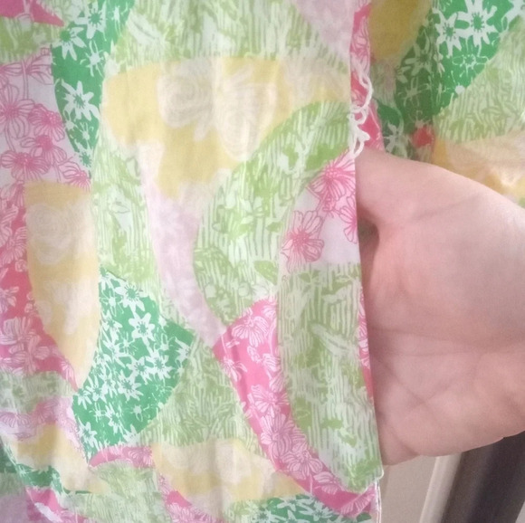 Lilly Pulitzer Long Sleeve Eliot Wing Ding of a Patch Dress Size Small Pockets - Picture 9 of 15